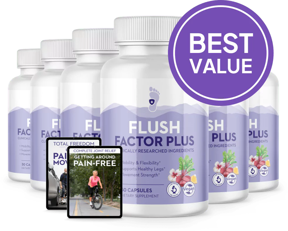 flush factor plus  6 bottles